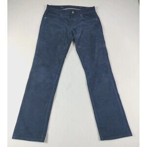 7 Diamonds Pants Men's 31 Blue Corduroy Clifton Slim Straight Minimalist Classic